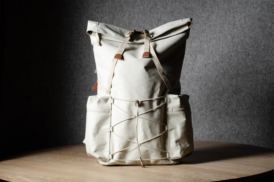 Roll-Top Backpack . Classic Natural