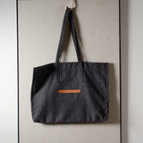 Sac fourre-tout Signature en laine, large et classique