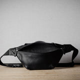 Closest Ally Leather Belt Bag . Coal