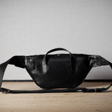 Closest Ally Leather Belt Bag . Coal