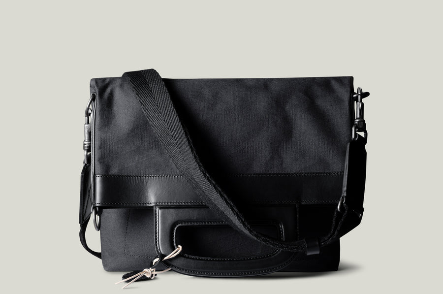 Folding Laptop Bag . Black Charcoal