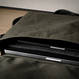 H Large Messenger Bag . Forest