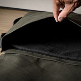 H Large Messenger Bag . Forest