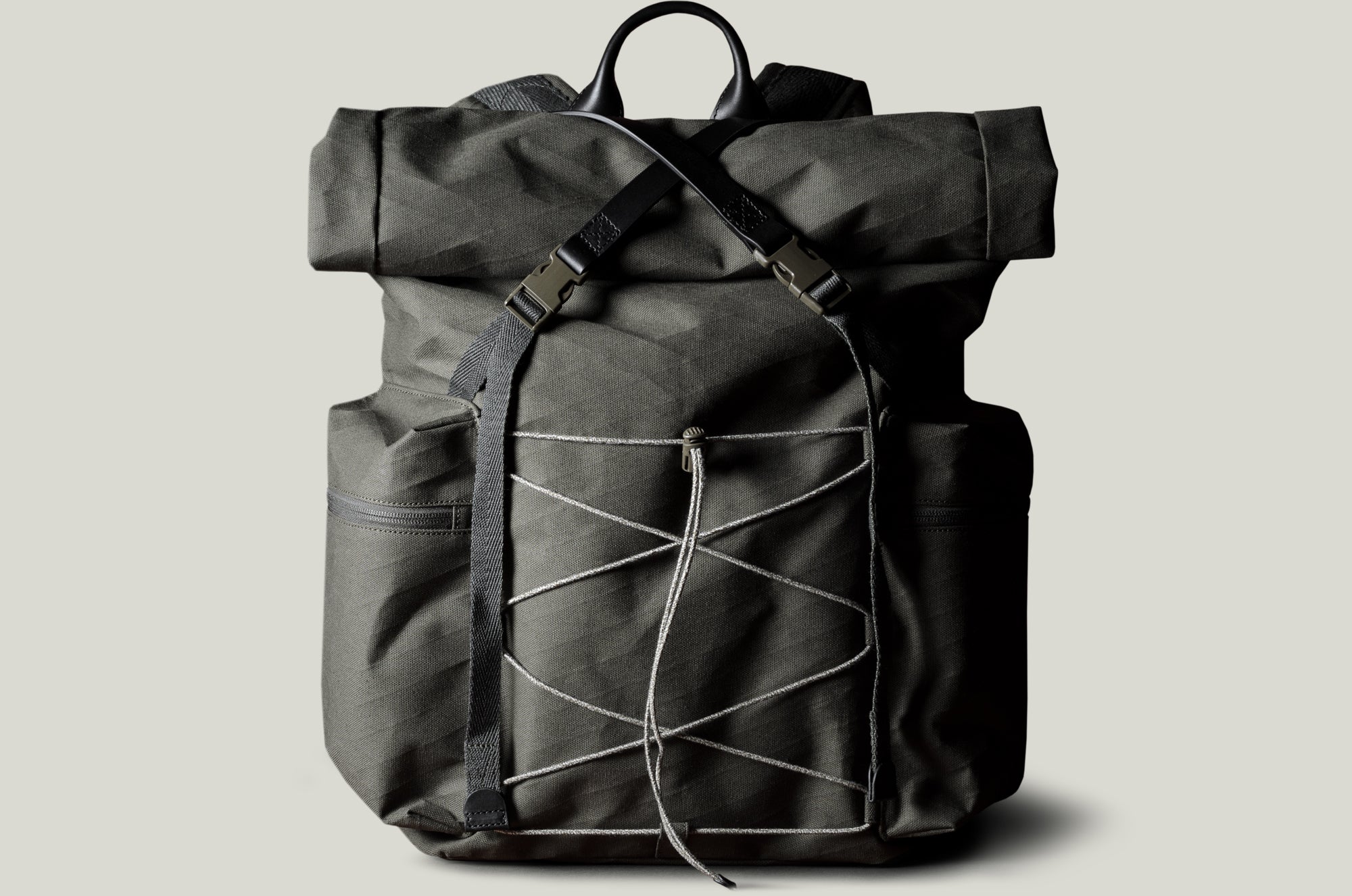 tarp roll top backpack bg815 Roll-Top Backpack . Forest – hardgraft