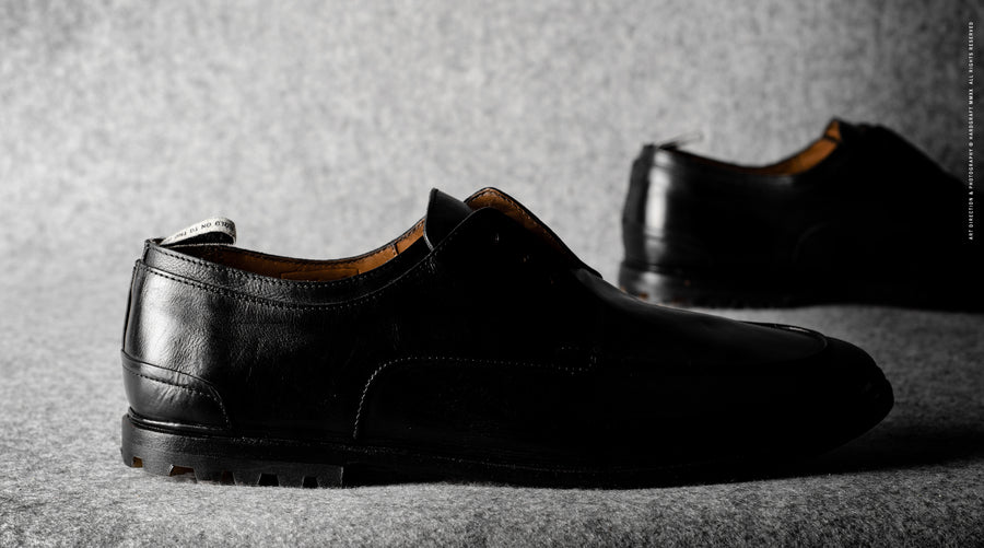 Casual Derby Shoes . Black