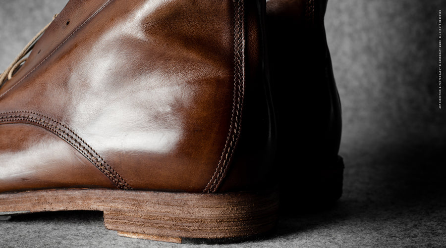 Rugged Boots . Chestnut