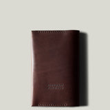 2 Trick Pony Card Wallet . Deep Brown