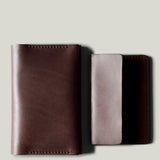 2 Trick Pony Card Wallet . Deep Brown