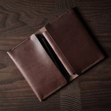 2 Trick Pony Card Wallet . Deep Brown