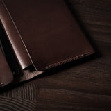2 Trick Pony Card Wallet . Deep Brown