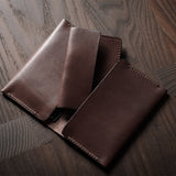2 Trick Pony Card Wallet . Deep Brown