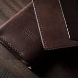 2 Trick Pony Card Wallet . Deep Brown