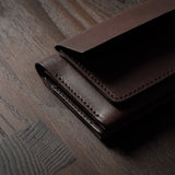 2 Trick Pony Card Wallet . Deep Brown