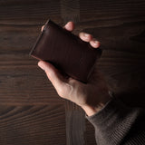 2 Trick Pony Card Wallet . Deep Brown