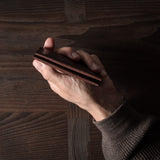 2 Trick Pony Card Wallet . Deep Brown