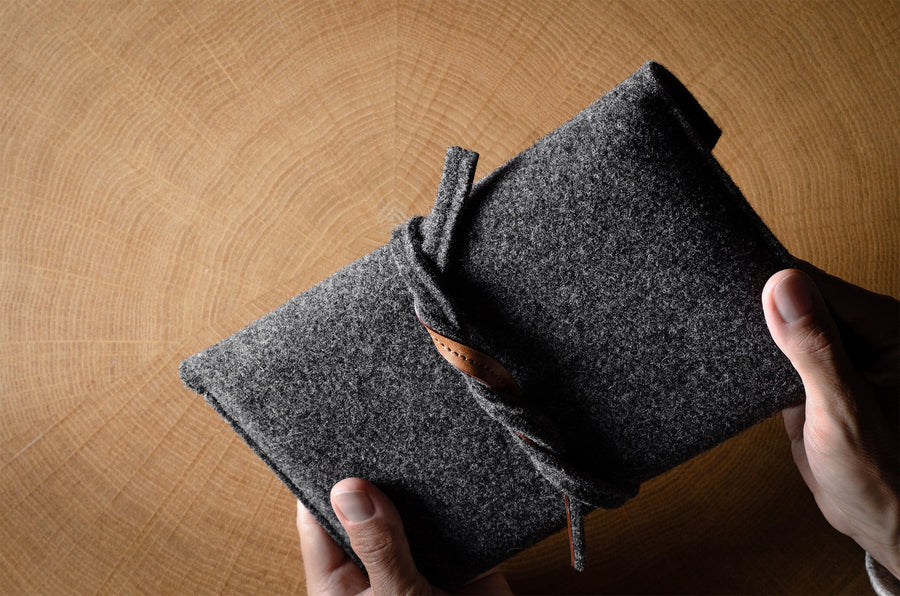 Notebook Wool Wrap . Classic