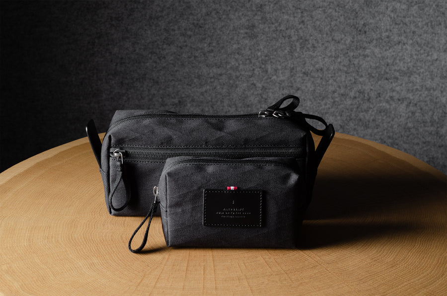 Trousse de toilette Duo Brothers. Anthracite