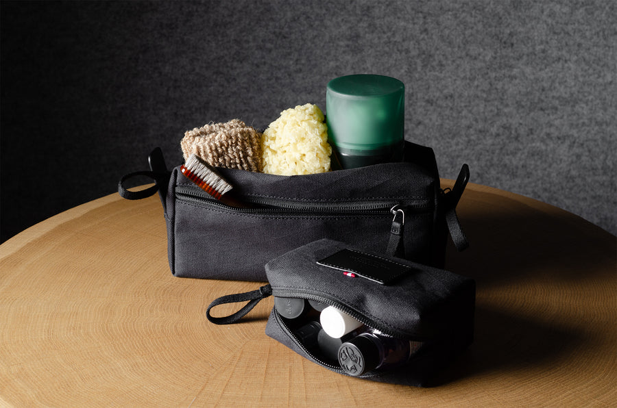 Brothers Dopp Kit Duo. Holzkohle