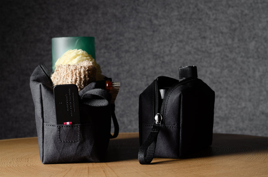 Brothers Dopp Kit Duo. Holzkohle