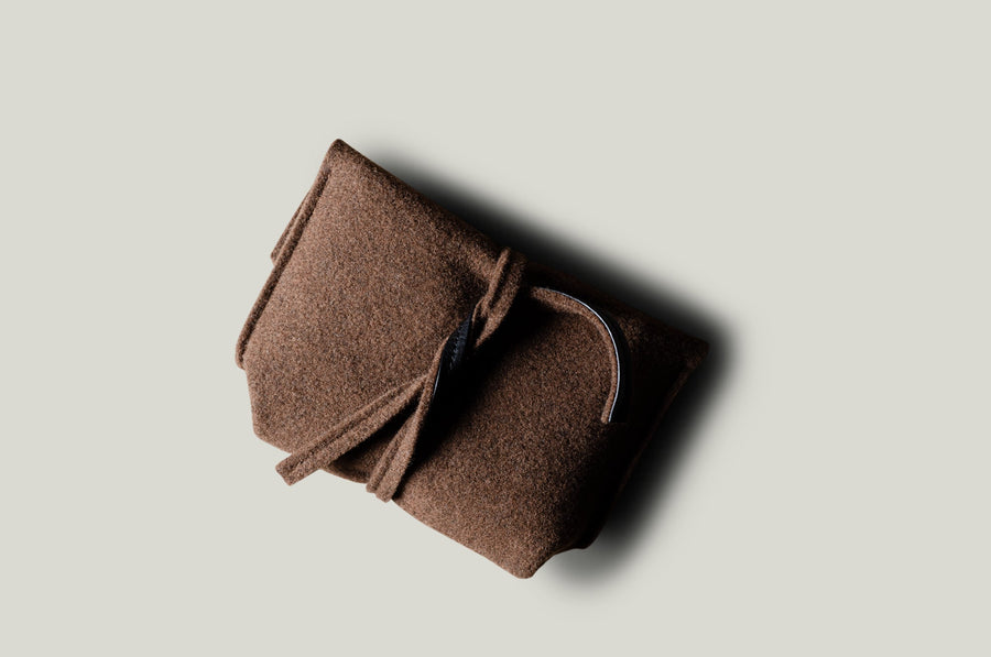Kabelwolle-Wickel. Kakao