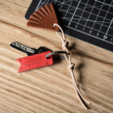 Colourcode Key Tag . Red Brown