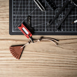 Colourcode Key Tag . Red Brown