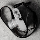 Duotone Camera Strap . Coal
