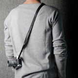 Duotone Camera Strap . Coal