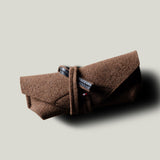Eyewear Wool Wrap . Cocoa