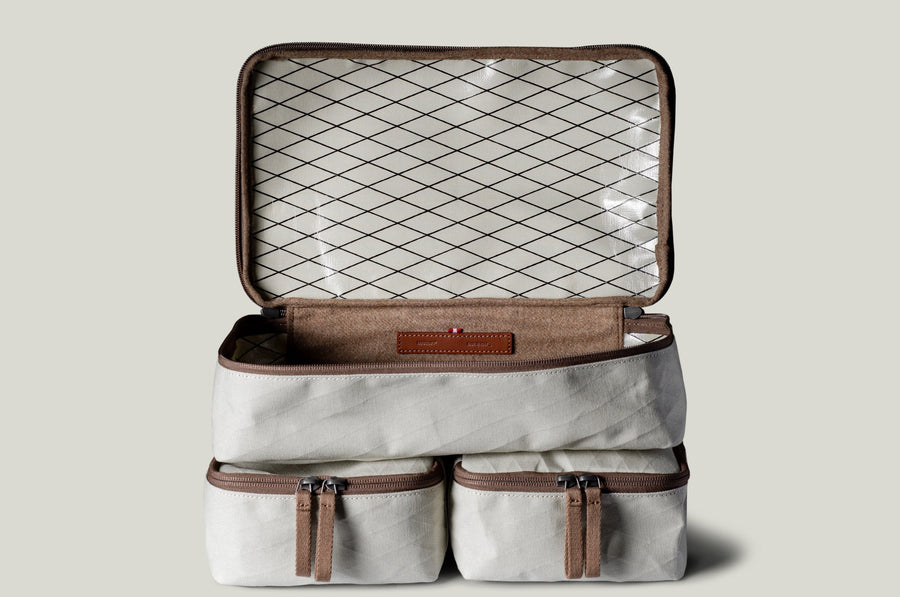 Kit de voyage Fly. Pack naturel de 3