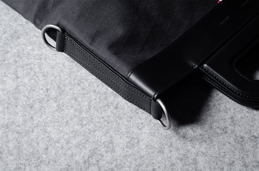 Folding Laptop Bag . Black Charcoal