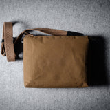 Folding Laptop Bag . Black Brownish