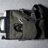 Folding Laptop Bag . Black Forest