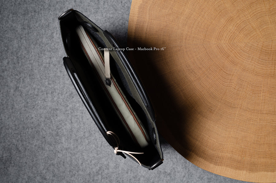 Sacoche pliable pour ordinateur portable. Forêt-Noire