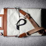 Folding Laptop Bag . Classic Natural