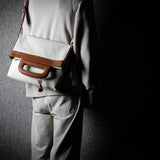 Folding Laptop Bag . Classic Natural
