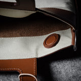 Folding Laptop Bag . Classic Natural