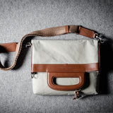 Folding Laptop Bag . Classic Natural