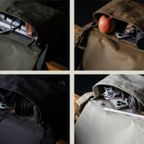 H Small Messenger Bag . Black Charcoal