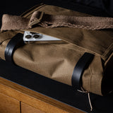 H Small Messenger Bag . Black Brownish