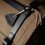 H Small Messenger Bag . Black Brownish