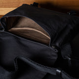 H Small Messenger Bag . Black Charcoal