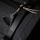 H Small Messenger Bag . Black Charcoal