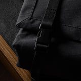 H Small Messenger Bag . Black Charcoal