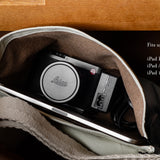 H Small Messenger Bag . Black Brownish