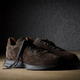Baskets R1 en daim marron terre
