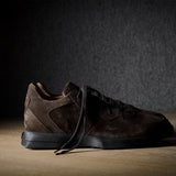 Baskets R1 en daim marron terre