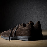 Baskets R1 en daim marron terre