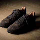 Baskets R1 en daim marron terre