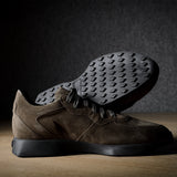 R1 Sneaker. Waldgrünes Wildleder
